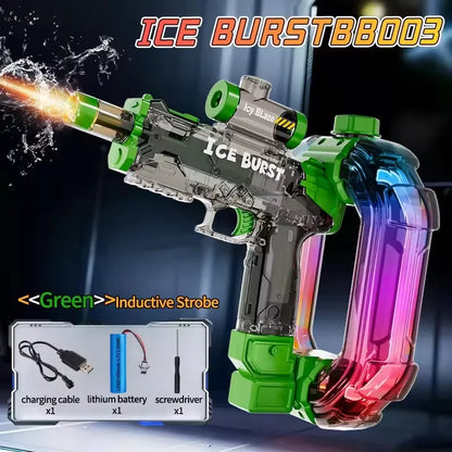 Simulated Firing Electric Water Guns for Children Powerful Continuous Shooting Automatic Water Blasters Summer Outdoor Kids Toys