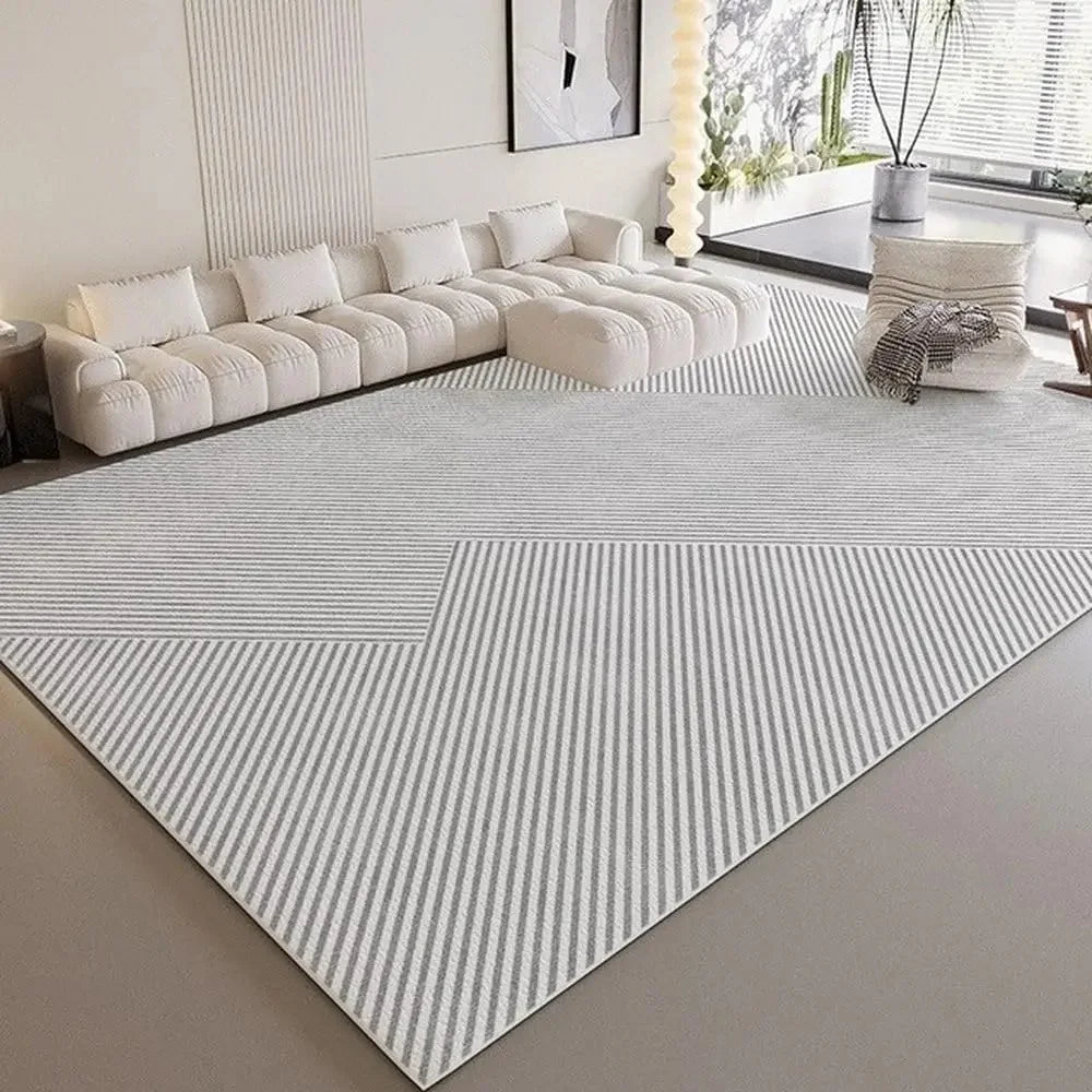 VIKAMA Modern Minimalist Area Carpet Easy To Care Non-Slip Living Room Floor Mat Bedroom Cloakroom Carpet Home Decoration