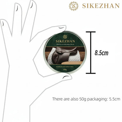 Premium Leather Saddle Cream - Anti-Crack & Waterproof Conditioner for Equestrian Tack, Horse Saddles, Bridles, Boots