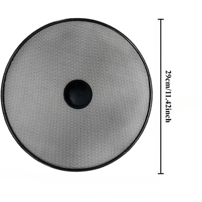 3Pcs 11.5inch Healifty Splatter Shield for Frying Pan Grease Screen for Frying Pan Splatter Guard Stainless Cover Cooking Screen