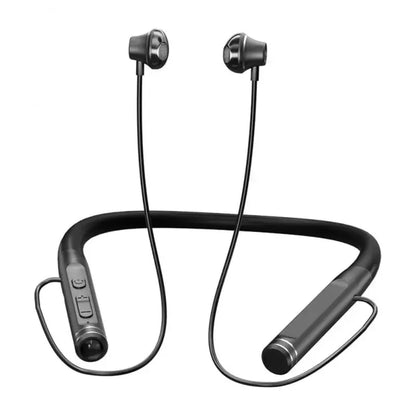 K12 120 Hours Magnetic Earphones Bluetooth Headphones Stereo Bass Wireless Headphone Neckband Power Flashlight Display Headset