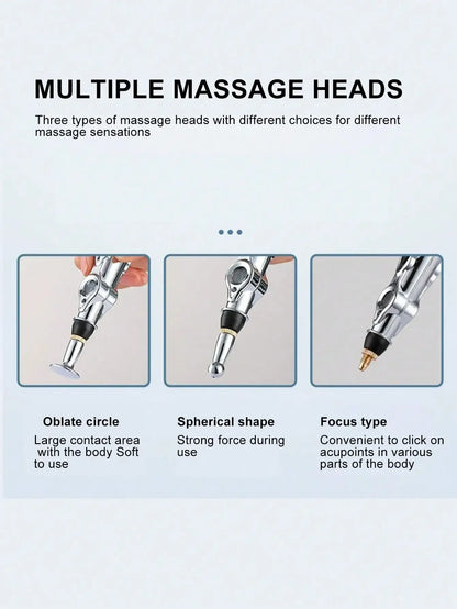 Meridian Pen Electronic Energy Circulation Massage Pen for Soothing Relaxation and Body Shaping Household Artifact