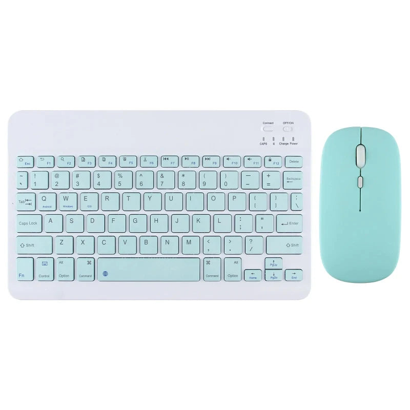 2026 New 10 inch For iPad Pro 11 Bluetooth Wireless Keyboard and Mouse English Hebrew For Android IOS Windows Phone Tablet