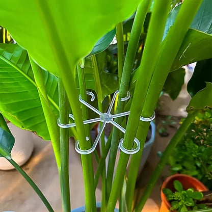 Flower Plant Stem Support Stakes Climbing Houseplant Stand Frame Plastic Garden No Stake Trellis Indoor Plant Holder Rack Hoops