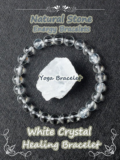 Original Natural Stone Beads Bracelet Men Women Reiki Blue Apatite Lapis Lazuli Amethyst Yellow Tiger Eye Beads Bracelet Jewelry