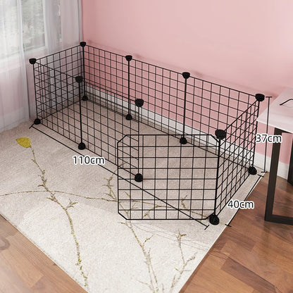 Dog cage Wire mesh fence indoor teddy animal escape barrier