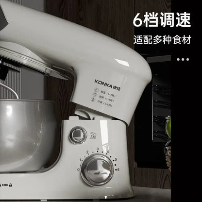 Multifunctional chef machine household small dough mixer kneading dough fully automatic household electric egg beater mixer
