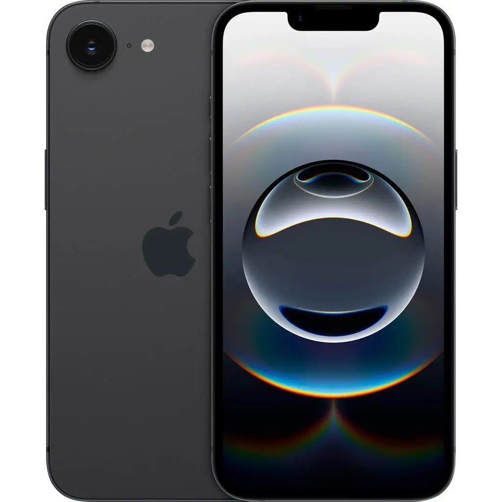 Apple iPhone 16e A3212 Unlocked Cell‑Phone,128GB Black/White,Grade 1‑4 Refurbished Genuine Device  Good Condition Refurbished Cell Phone,With Free Charging Cable