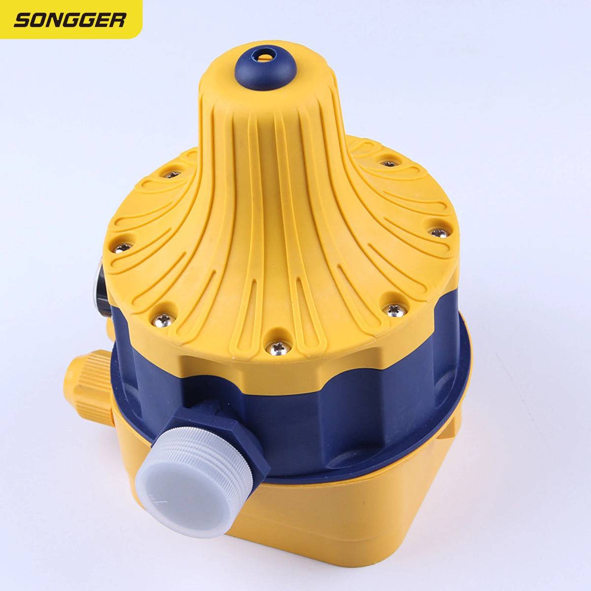 220V Automatic Water Booster Pump Controller Adjustable Pressure Water Pump Pressure Switch Dry Run Protection G1 Inch Thread