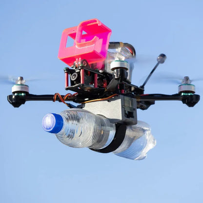 Reinforced FPV Drone Airdrop System (Pro Version) — High Payload Capacity, Strap-Mounted  For Firefighting and Rescue Drills