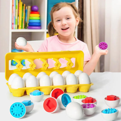 Montessori Games Baby Toy Smart Egg Shape Match Puzzle For Kids  Baby Development Toy Educational Toy For Children 1 2 3 4 Year
