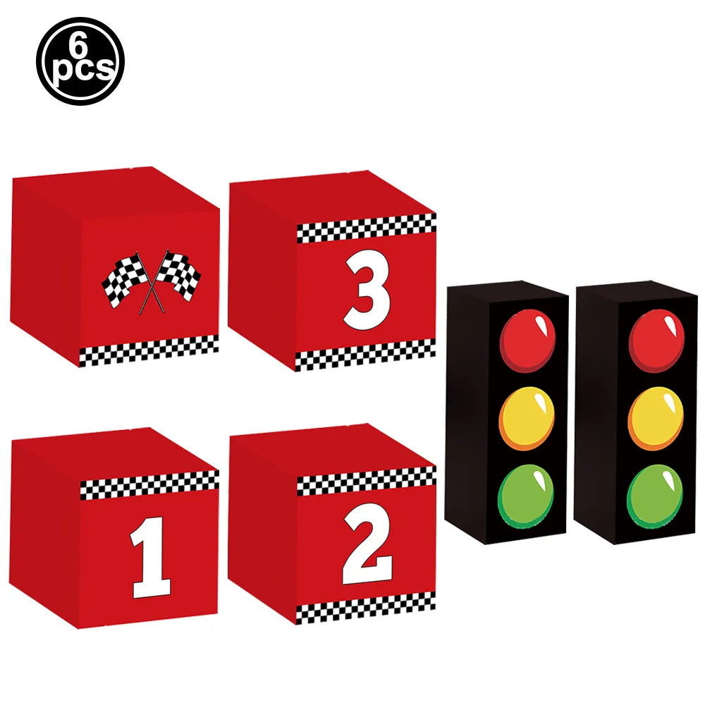 40'' Number Race Car Balloon Racetrack Balloon Truck Bike Wheels Tire Racing Car Theme Party Supplies Boys' Birthday Party Favor