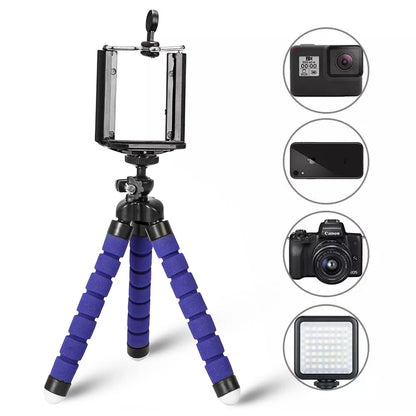 Tripods Tripod For Phone Mobile Camera Holder Clip Smartphone Monopod Tripe Stand Octopus Mini Tripod Stativ For Phone