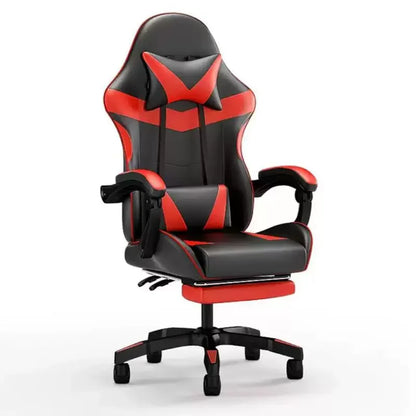 2026 New Home and Commercial LED Light Bluetooth Audio E-sports Chair Rotatable Lifting Roller Back Chair with Leg Rest High Qua