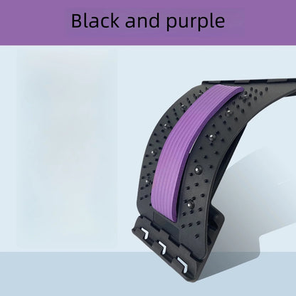 Home back and waist stretching equipment, yoga fitness back traction and back stretcher, waist stretching massager