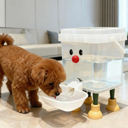 3/5L Automatic Pet Water Dispenser Smile Face Auto Cat Dog Fountain Bowl Large Capacity Pet Water Feeder for Home Indoor Use