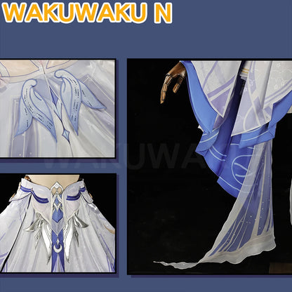 IN STOCK Columbina Cosplay Costume Game Genshin Impact【S-2XL】WakuWaku-N Women Maiden Halloween Nod-Krai Columbina Plus Size