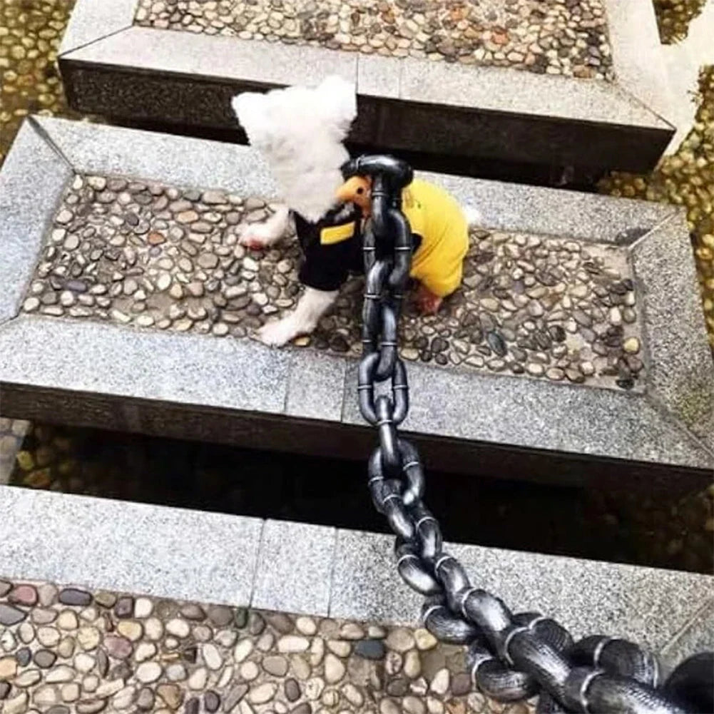 Chain Dog Leashes Simulation Life-Like Iron Chain For Large Medium Small Pet