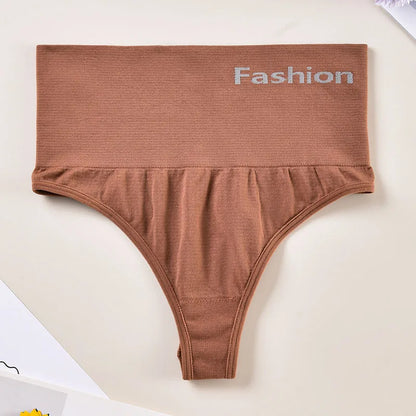 Sexy Women's High Waisted Underwear, Seamless Thong, Slimming Open Buttocks Underwear, Slimming Underwear, Women's Underwear