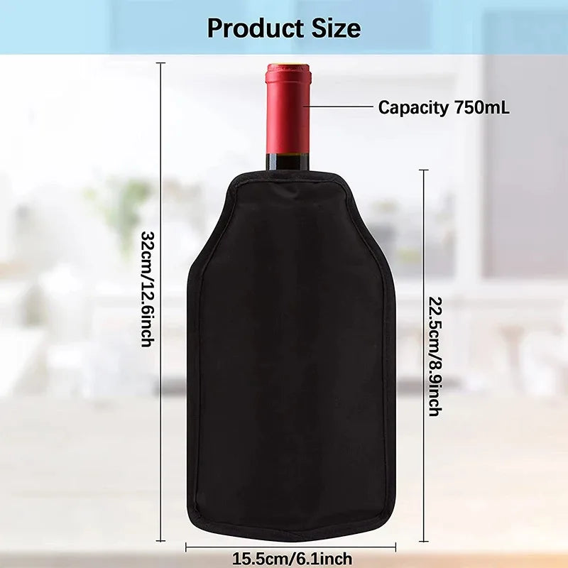 Wine Cooling Holder Ice Bag Jelly Picnic Beverage Nylon Wine Cooler Sleeve Soft Drink Rack Bar Tools For Beer Champagne Bucket