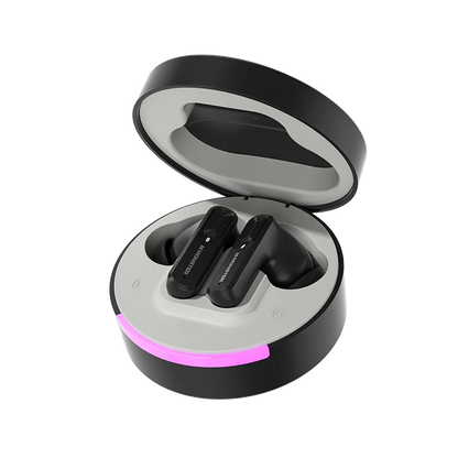 Monster T112 TWS Bluetooth Earbuds AI Multilingual Translation 9D Surround Sound Noise Cancelling Dopamine Color