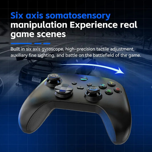 G6 BT-Compatible Wireless Controller For NS/NS Lite/NS Oled Console Gamepad Android Phone PC Joystick Controle with 6-Axis