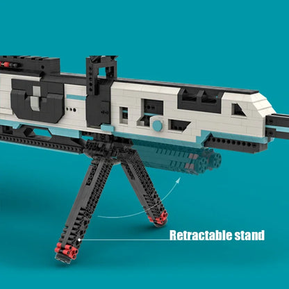 3800PCS Technical Apex KRABER MARK II Sniper Rifle Building Blocks High Tech MOC Constructuon Gun Toys Gift For Children Kids