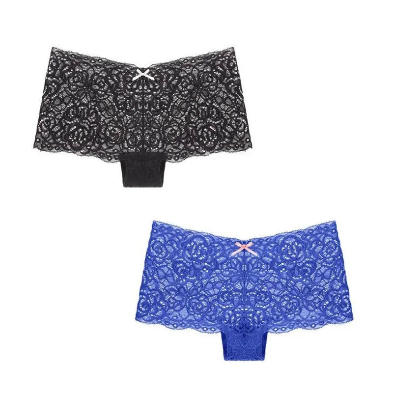 Boyshorts Underwear for Women Sexy Floral Panties S-XL Girls Low-Rise Ladies Comfortable Boxer Shorts