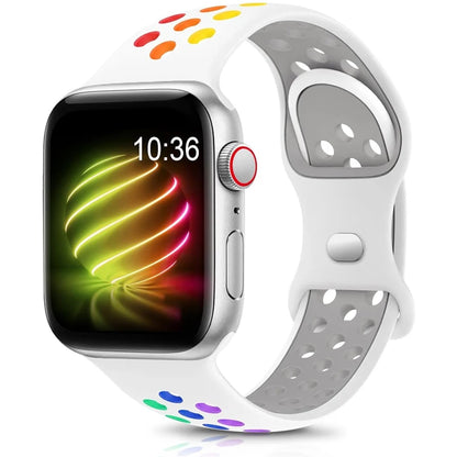 Strap For Apple Watch Band 44mm 49mm 45mm 40mm 41mm 38mm 42mm correa Breathable sports bracelet iwatch series 8 SE 7 6 5 9 Ultra