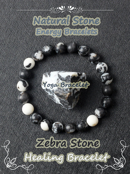 Original Natural Stone Beads Bracelet Men Women Reiki Blue Apatite Lapis Lazuli Amethyst Yellow Tiger Eye Beads Bracelet Jewelry