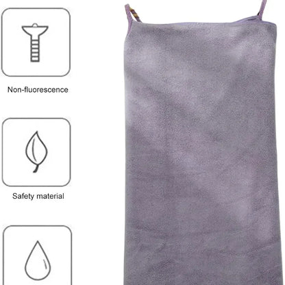Wearable Bath Towel with Straps 70X140cm Super Soft Quick Drying High Absorbent Ladies Wrap Towel for Beach Spa Gym Shower