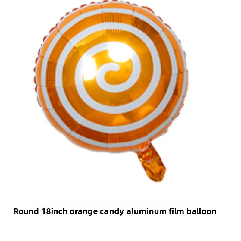10pcs Windmill Candy Lollipop Foil Balloons 18 Inch Aluminum Film Balloon Birthday Party Christmas Wedding Decorations