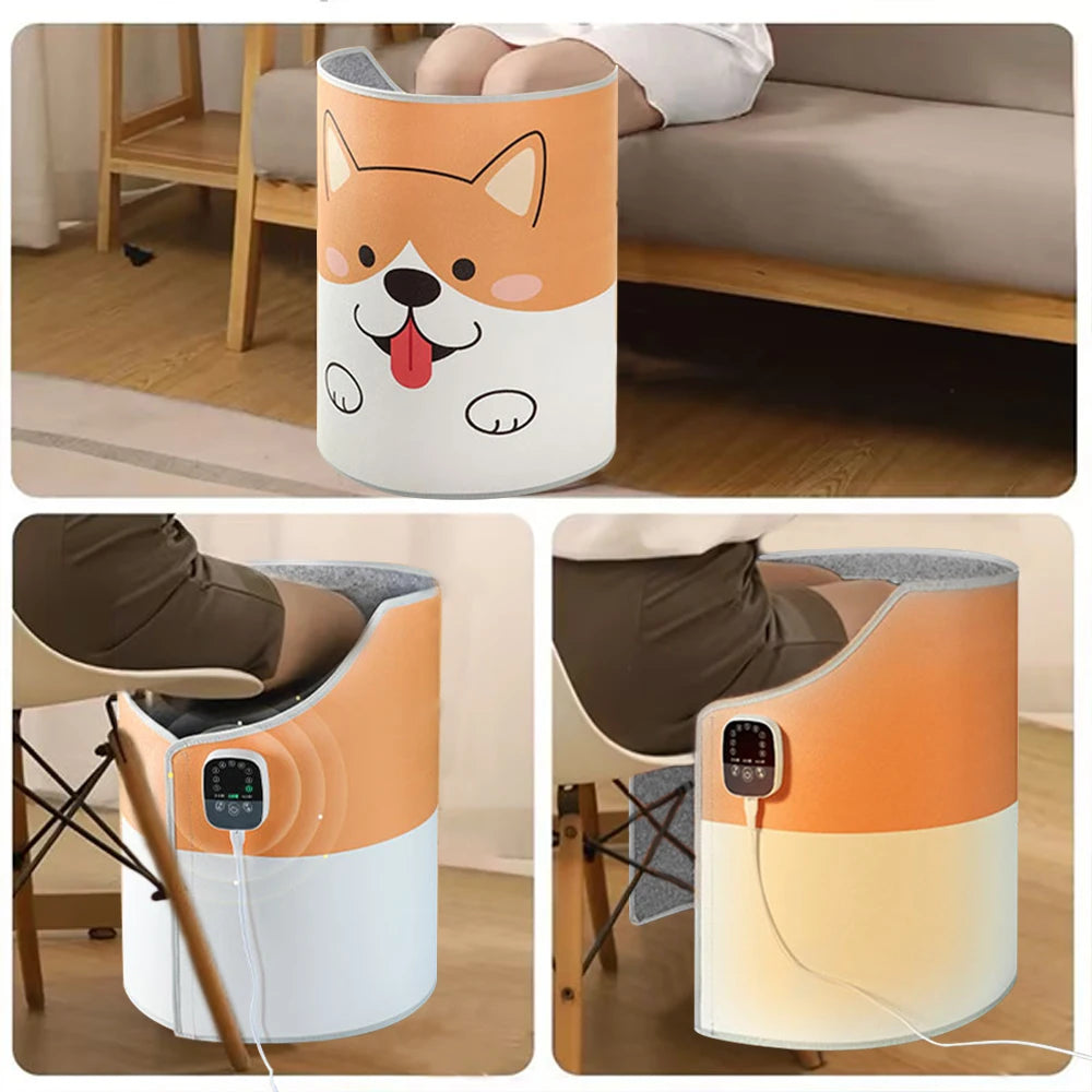 Golden Sunday Foot Warmer Desk Heater Temperature Adjustable Electric Heating Mat Silent Overheat Protection for Office Home Use