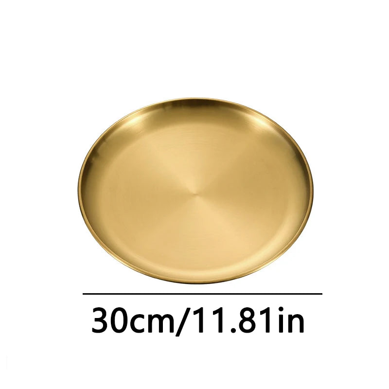 Fruit Plate, Round Salad Dessert Plate, Plastic Plate Can Be Used For Snacks, Nuts Can Be Stacked And Not Easily Broken