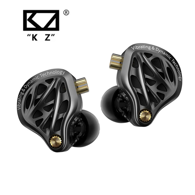 In Stock KZ Vibe X Low Frequency Vibration Earbuds HiFi IEM Deep Bass Headset Stereo Sound In-Ear Earphones for Music Gaming