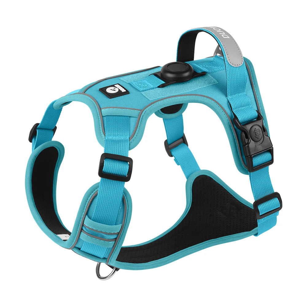 Dog Harness With AirTag Holder No Pull Reflective Lightweight Waterproof Vest For Small Medium Dogs Anti Lost Pet Accessory