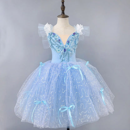 Ballet Performance Tutu Dress Girls Dance Wear Outfit Children Stage Clothing Fashion Ballet Dresses Princess Vestido Kids