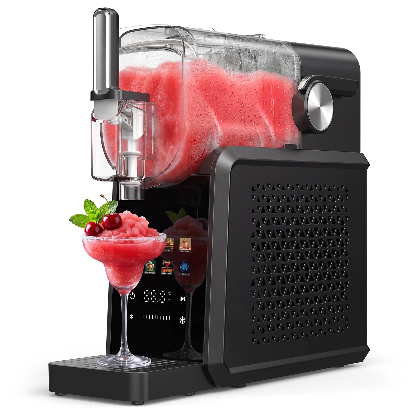 90oz Slushie Machine No Ice Needed Frozen Drink Maker with Compressor 7 Smart Presets Safe Frozen Smoothie Machine for Home Party