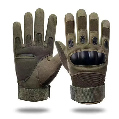 Tactical Hard-Shell Gloves | Full-Finger Outdoor Shooting & Riding Gloves | Men's Protective Gear