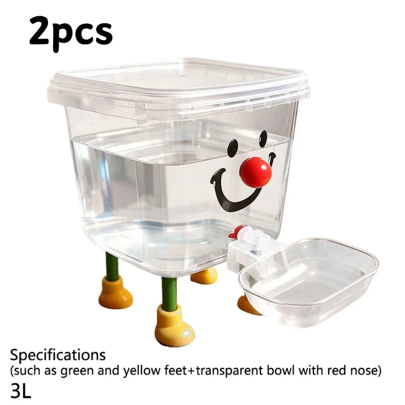 3L Dog Automatic Water Dispenser Leakproof Fountain Dispenser Large Capacity Water Feeder for Dog Cat Rabbit Home Indoor Use