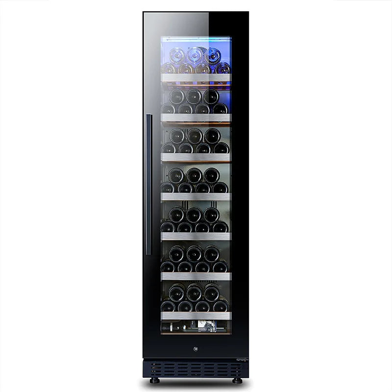 High quality 600mm Outdoor Under Counter Dual Zone Double Wall Electronic I Mini Fridge Wine Cooler