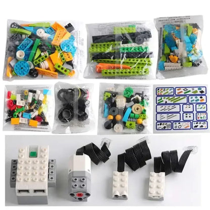 STEM Educational Building Blocks Kit 280pcs with Electronic Sensors for Programming Robots Fun Learning Activity for Kids