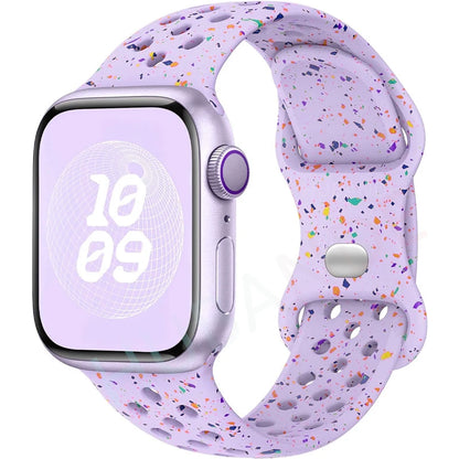 Strap For Apple Watch Band 44mm 49mm 45mm 40mm 41mm 38mm 42mm correa Breathable sports bracelet iwatch series 8 SE 7 6 5 9 Ultra