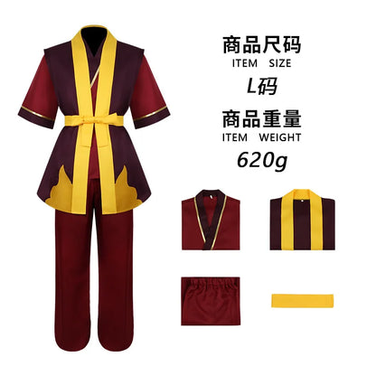 Avatar The Last Airbender Prince Zuko Cosplay Costume - Shengweida Halloween Stage Performance Outfit