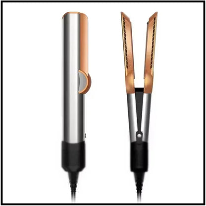 Two-in-one hair dryer and ion straightener-compact and lightweight,providing quick styling.Suitable for both home use and travel