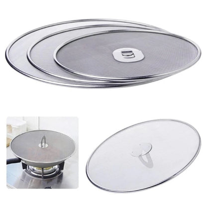 1Pc Kitchen Oil Proofing Lid Filter Foldable Handle Frying Pan Cover Splatter Screen Spill Proof Kitchen Cooking Tools