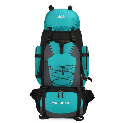 90L Hiking Backpack Men Women Large Capacity Outdoor Camping Rucksack Waterproof Travel Bag Mountaineering Trekking Bag