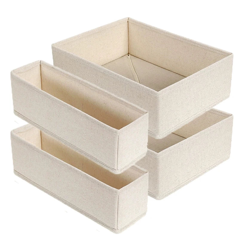 Foldable Drawer Organizers Oxford Underwear Storage Box Bra Socks Wardrobe Storage Containers Closet Jeans Storage Organizer
