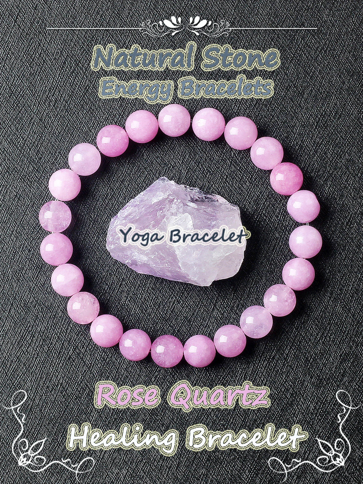 Original Natural Stone Beads Bracelet Men Women Reiki Blue Apatite Lapis Lazuli Amethyst Yellow Tiger Eye Beads Bracelet Jewelry