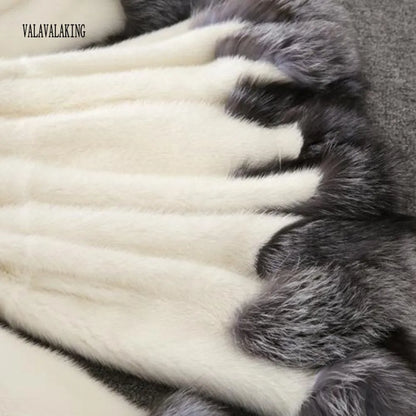 2026 Women Winter Plus Size Thick Furry Faux Fur Coat Female Hooded Long Sleeve Plush Jacket Lady Fake Fur Warm Fluffy Cardigan